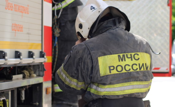 Крупный пожар произошёл в поселке Ранцево